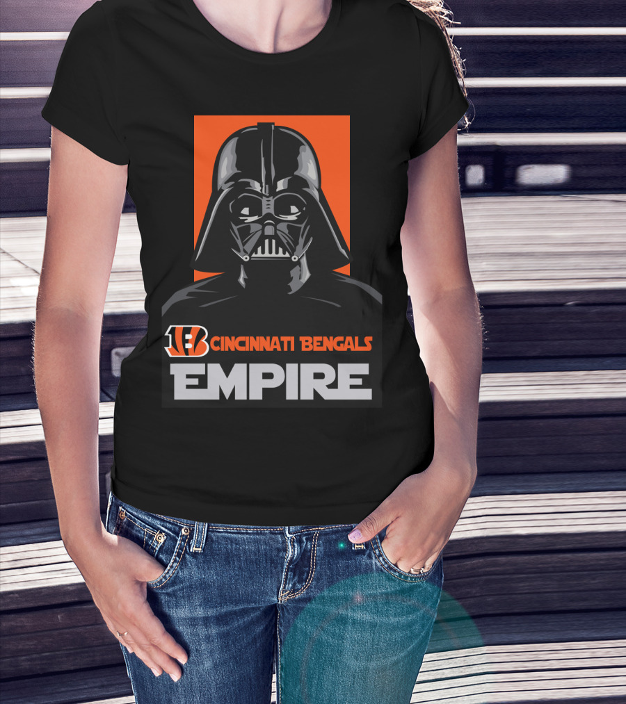 Cincinnati Bengals Darth Vader Empire T-Shirt