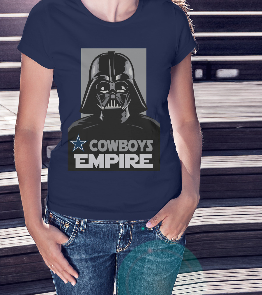 Cowboys Empire Darth Vader Star Wars Dallas Cowboys Star T-Shirt