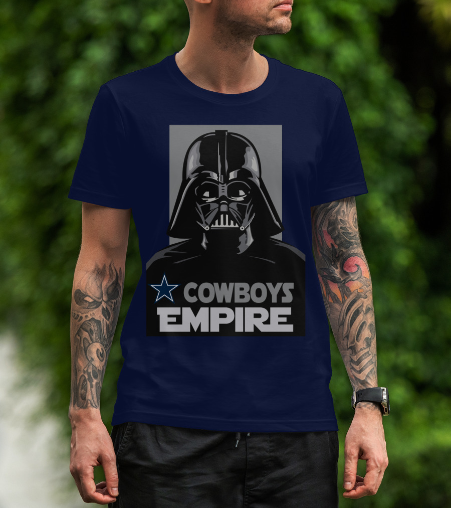 Cowboys Empire Darth Vader Star Wars Dallas Cowboys Star T-Shirt