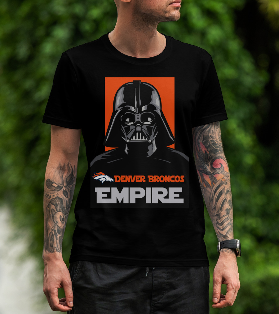 Denver Broncos Empire Darth Vader Broncos T-Shirt