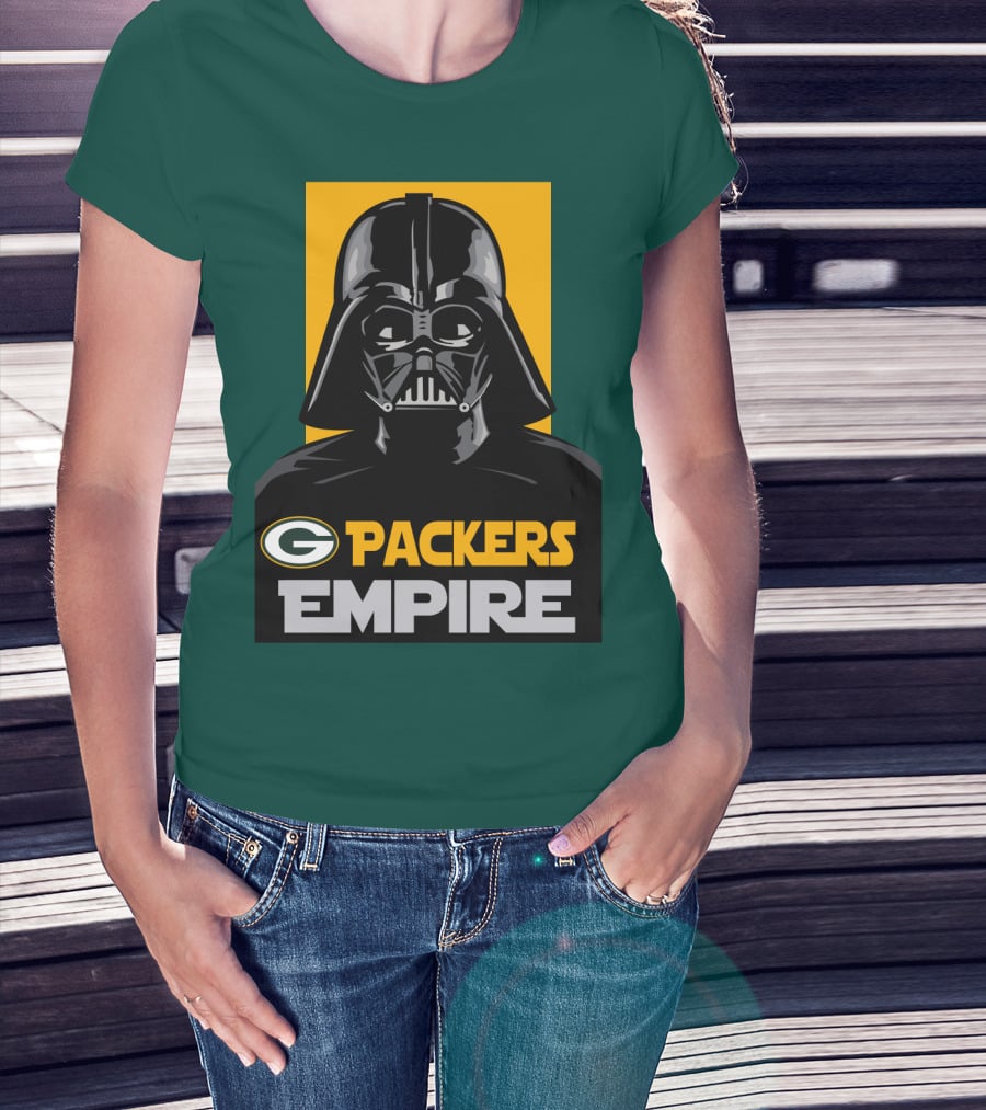 Packers Empire Darth Vader Green Bay T-Shirt