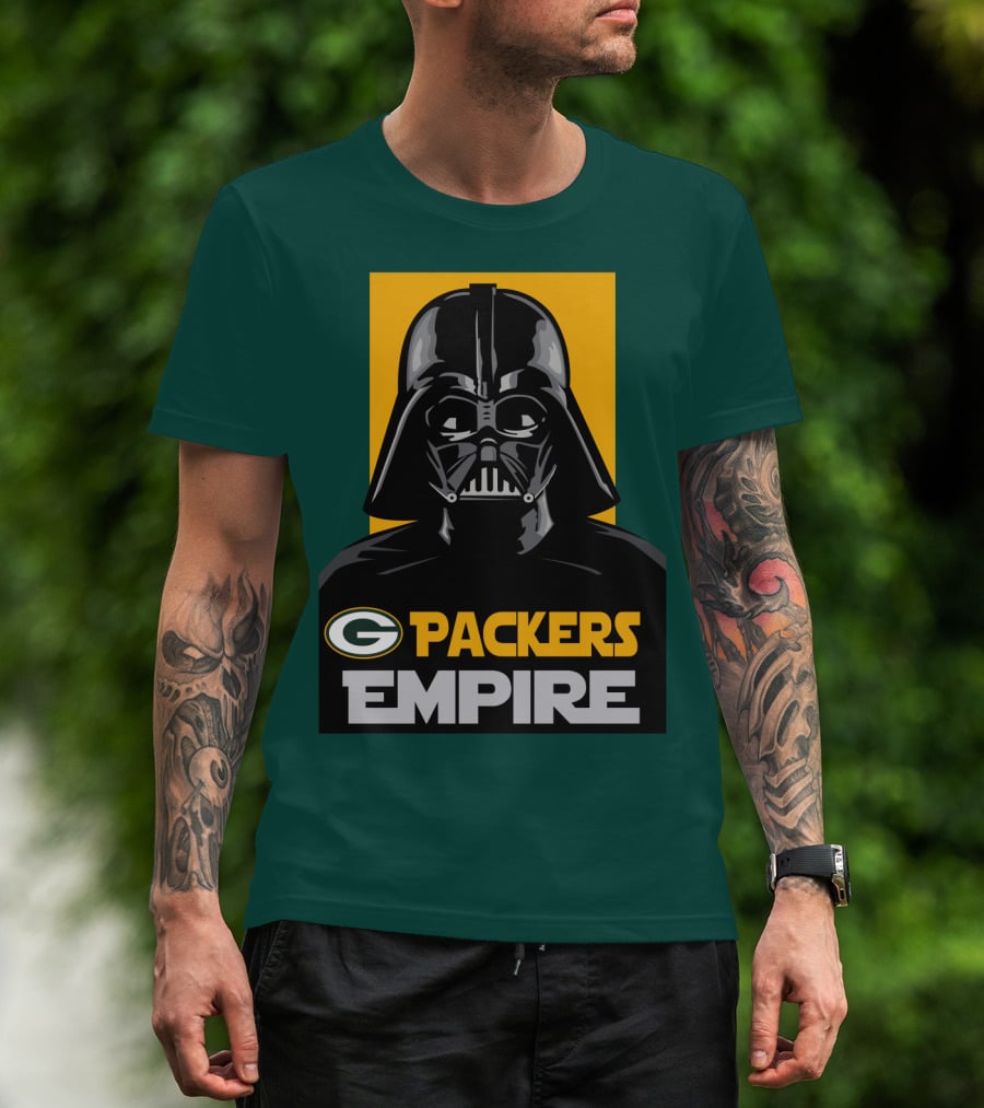 Packers Empire Darth Vader Green Bay T-Shirt