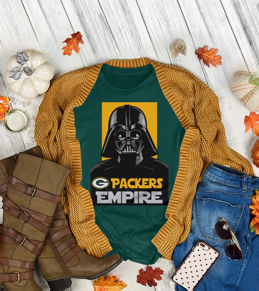 Packers Empire Darth Vader Green Bay T-Shirt