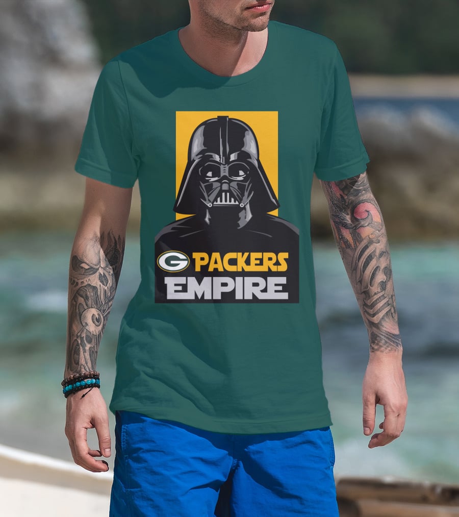 Packers Empire Darth Vader Green Bay T-Shirt