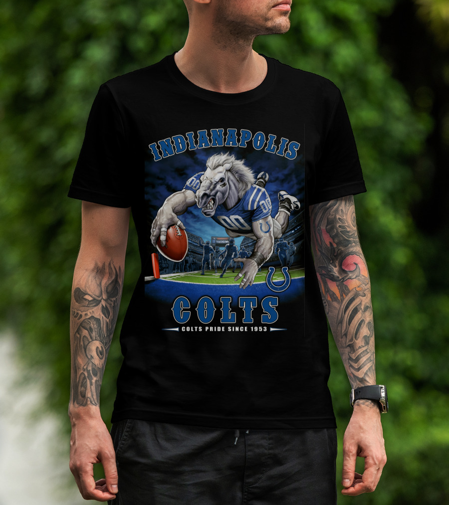 Indianapolis Colts Pride Since 1953 End Zone Touchdown Nfl T-Shirt