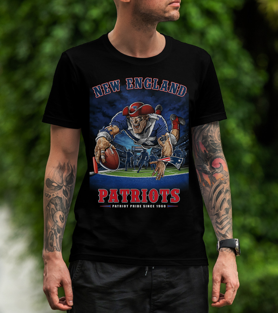 New England Patriots Patriot Pride Since 1960 End Zone Nfl T-Shirt
