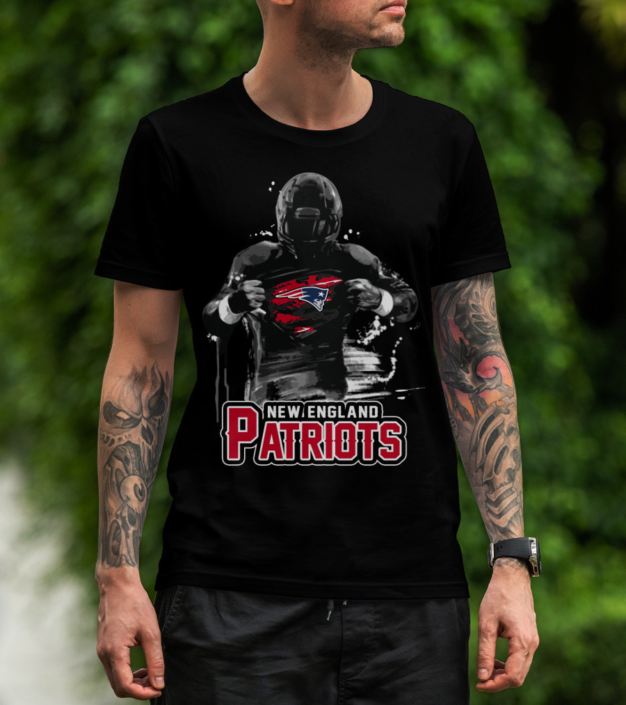 New England Patriots Football Superhero T-Shirt
