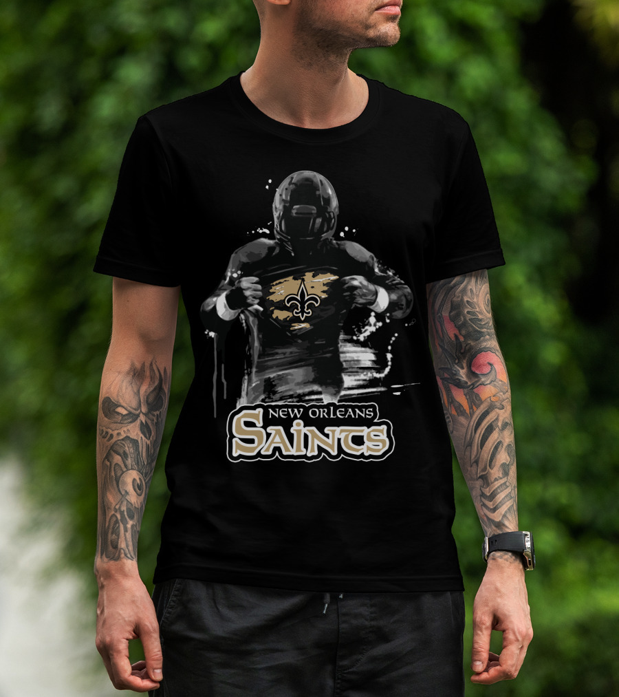 New Orleans Saints Football Hero Fleur-De-Lis T-Shirt