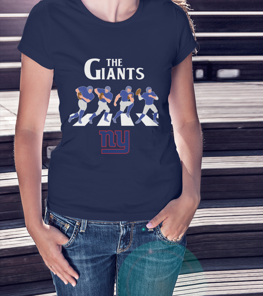 The Giants Ny Football Players Abbey Road T-Shirt