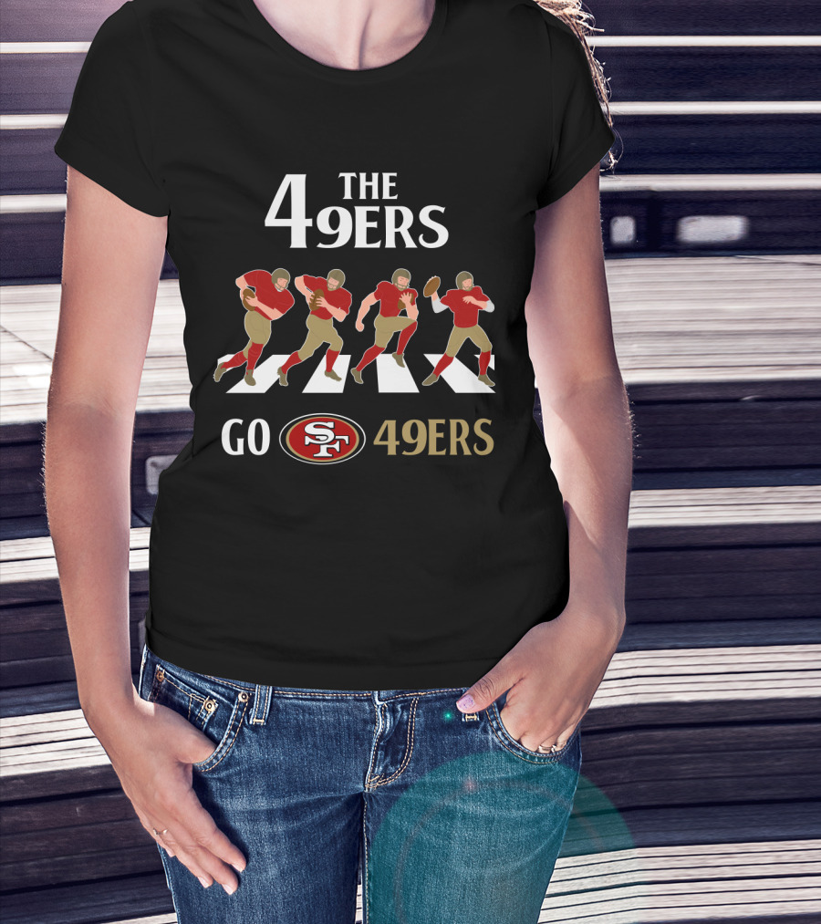 The 49ers Go 49ers San Francisco 49ers Abbey Road T-Shirt