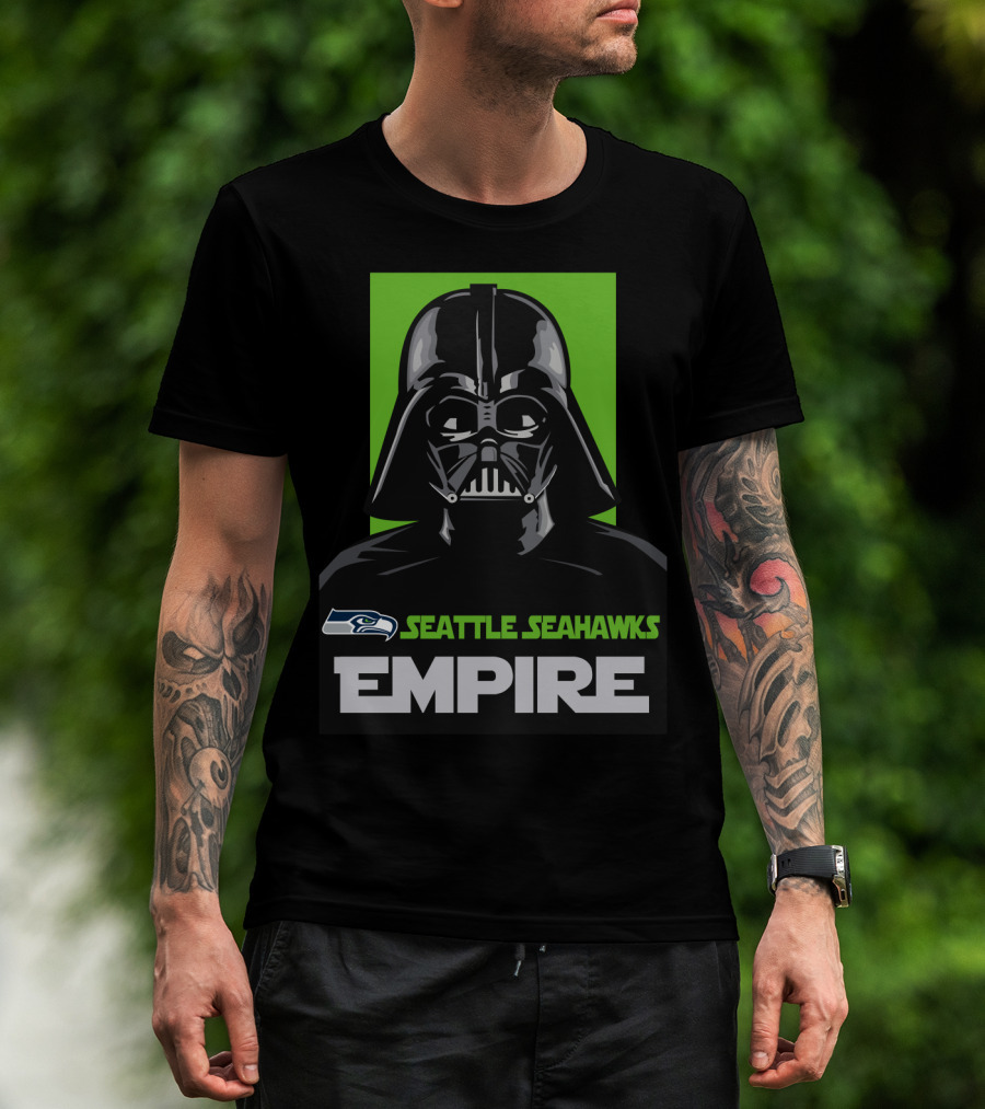 Seattle Seahawks Empire Darth Vader T-Shirt