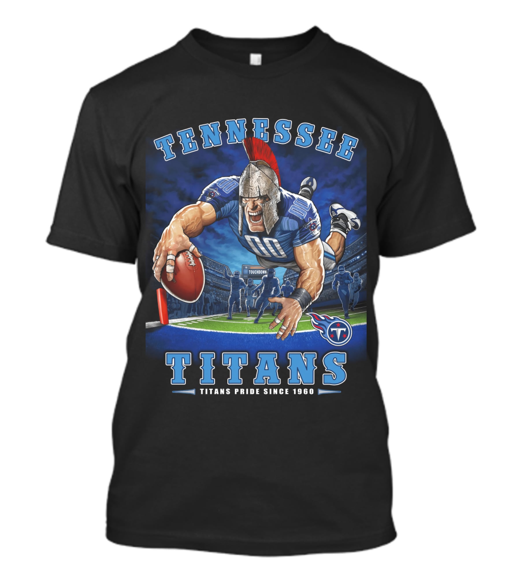 Tennessee Titans Pride Since 1960 End Zone Nfl T-Shirt