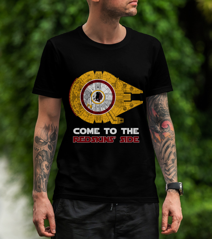 Come To The Redskins' Side Millennium Falcon Mix T-Shirt