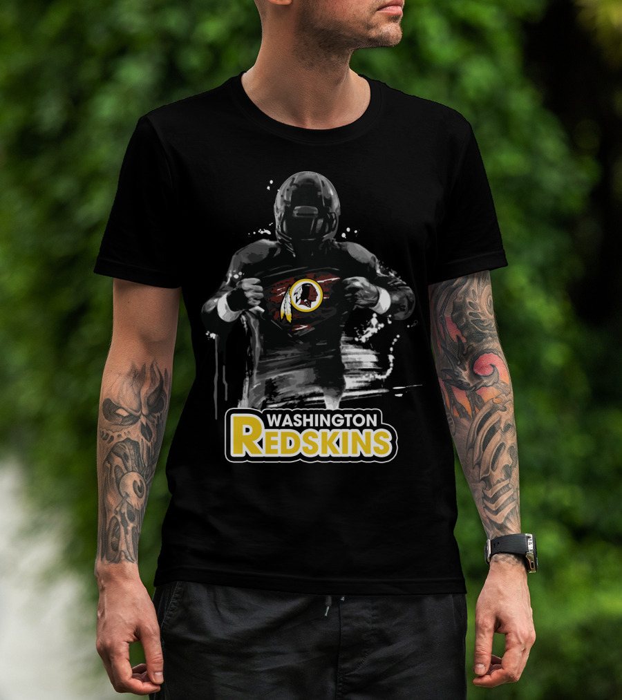 Washington Redskins Football Hero Revealing T-Shirt