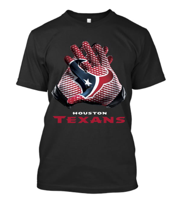 Houston Texans Nfl Team Gloves T-Shirt