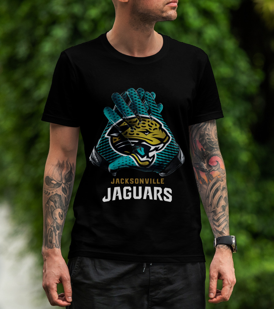 Jacksonville Jaguars Nfl Gloves Football Fan Gear T-Shirt