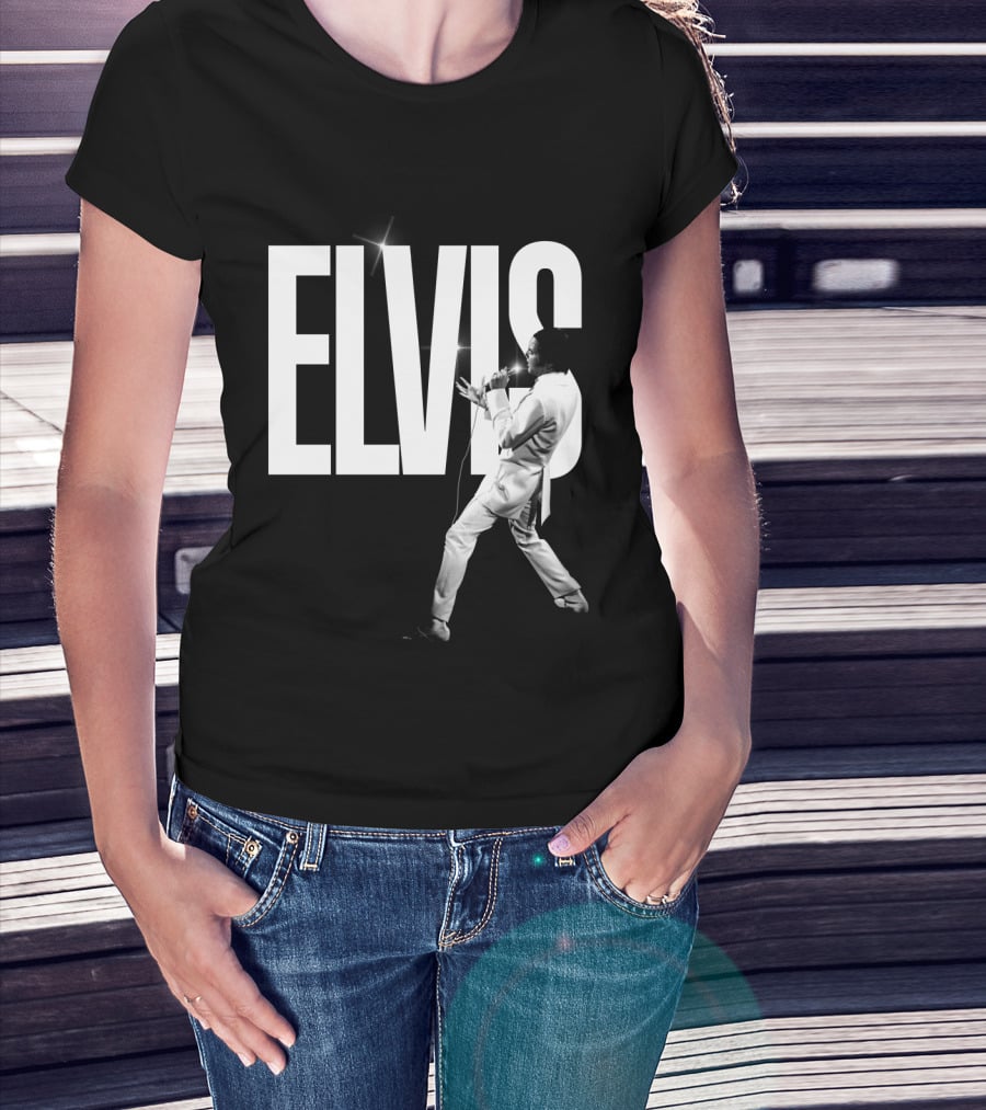 Elvis Sparkling Stage Performance T-Shirt