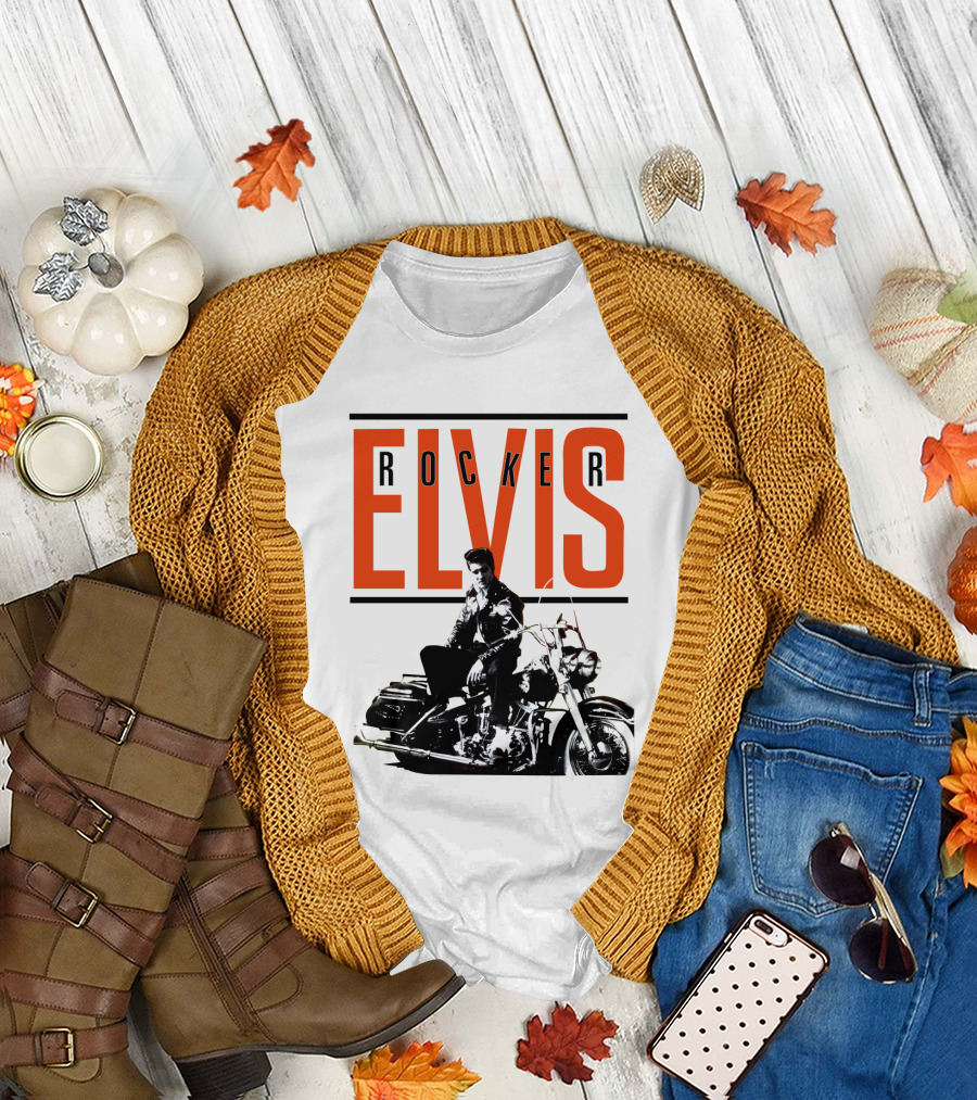 ELVIS Rocker Motorcycle T-Shirt