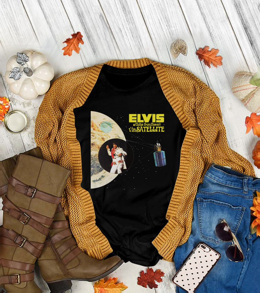 Elvis Aloha from Hawaii Via Satellite Earth Image Performance T-Shirt