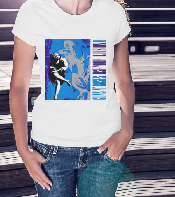 Guns N' Roses Use Your Illusion II Blue Cover T-Shirt