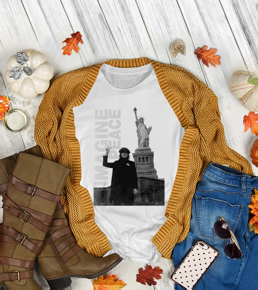 JLN 16 Imagine Peace Statue of Liberty T-Shirt