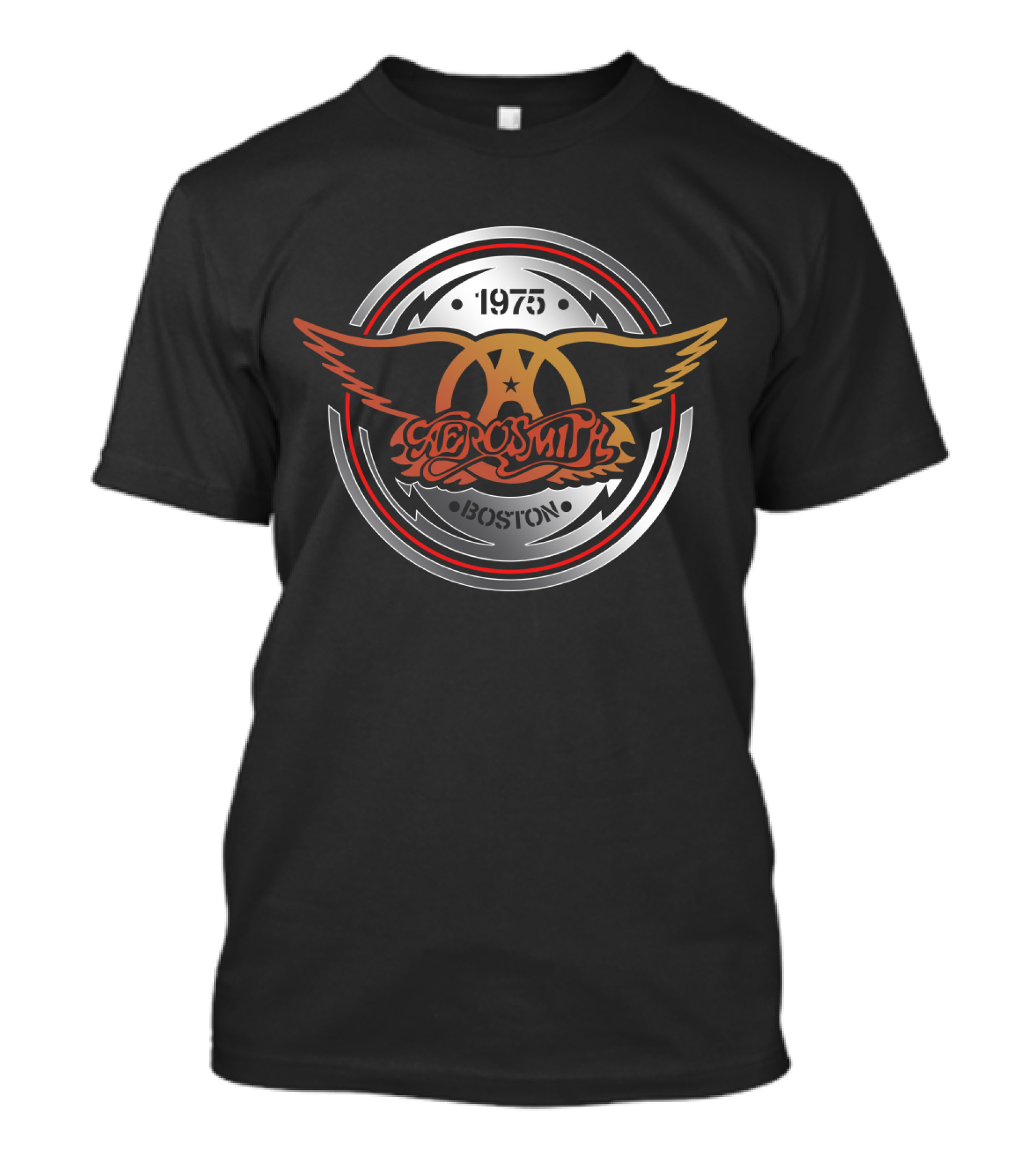 Aerosmith 1975 Boston ARSM 03 Aerocircle T-Shirt
