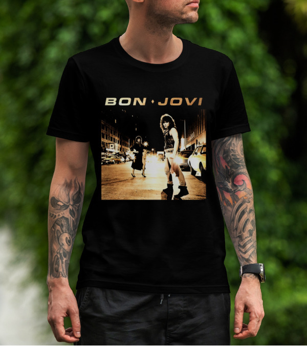 BON JOVI Urban Street Scene T-Shirt