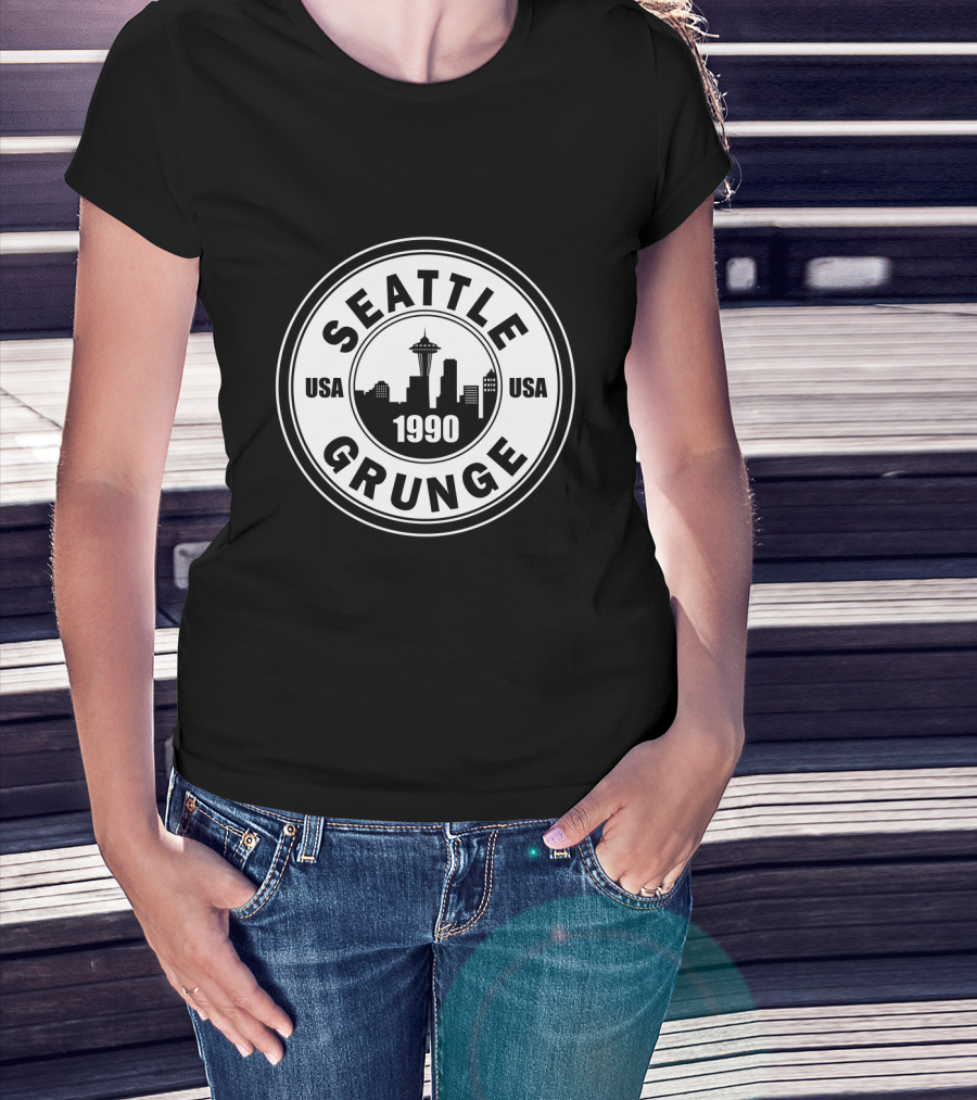 Seattle Grunge Usa 1990 T-Shirt
