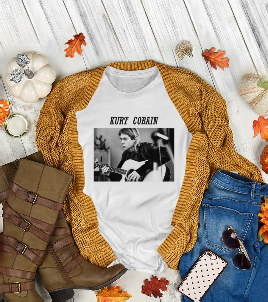 Kurt Cobain Solo Album Montage of Heck November Release T-Shirt