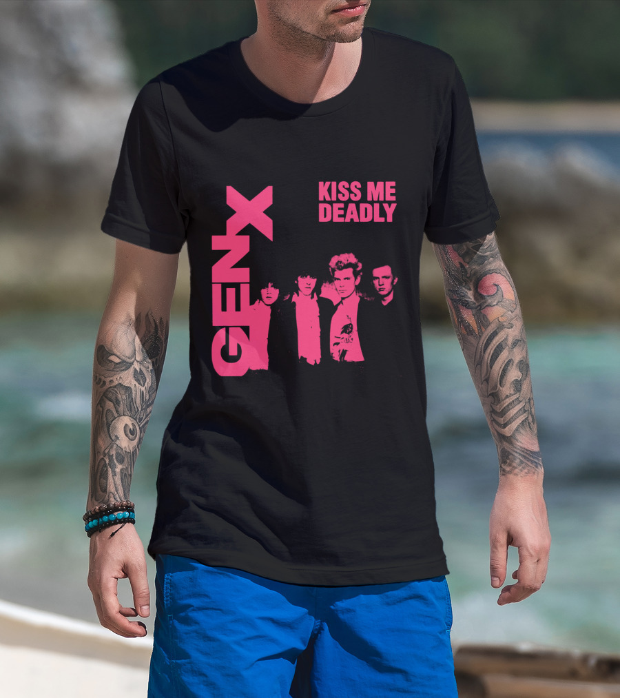 GEN X Kiss Me Deadly Band T-Shirt
