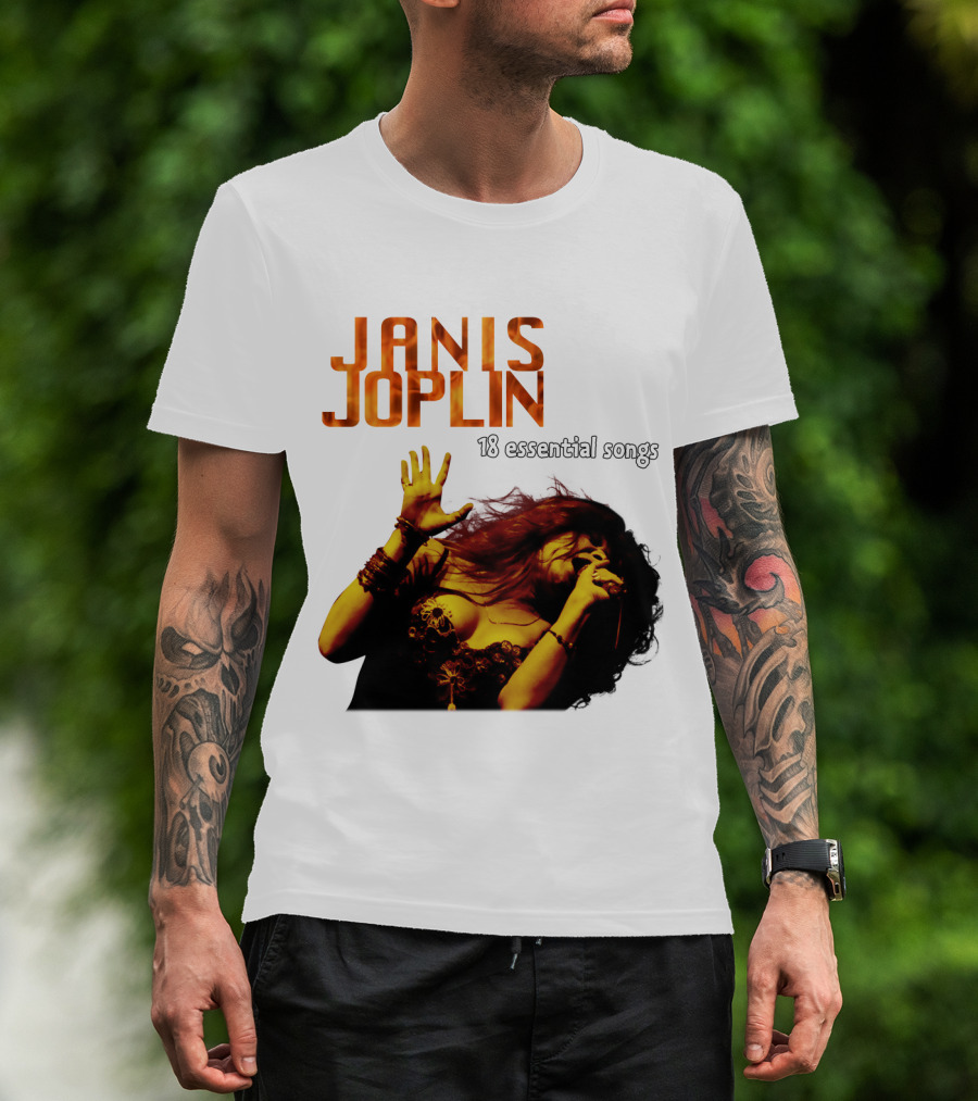 Janis Joplin 18 Essential Songs T-Shirt