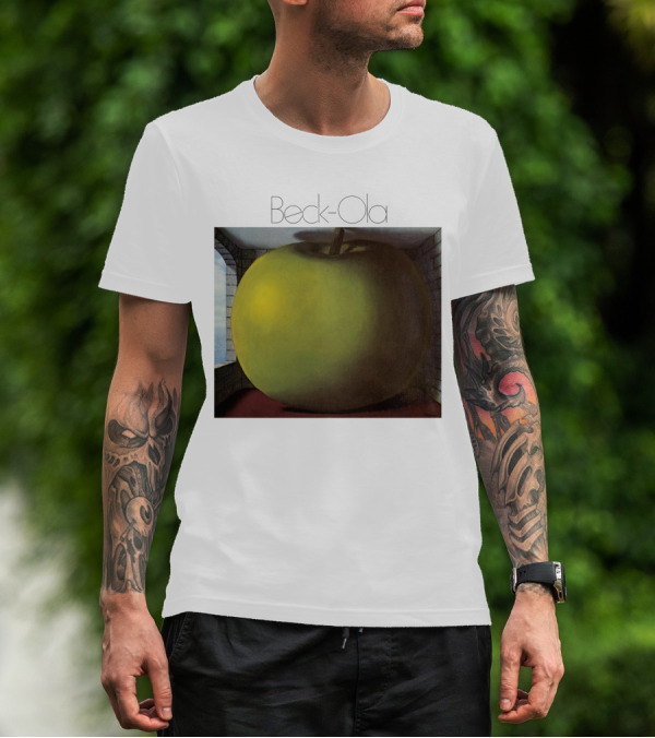 TJB 01 Beck Ola Album Cover Large Green Apple T-Shirt