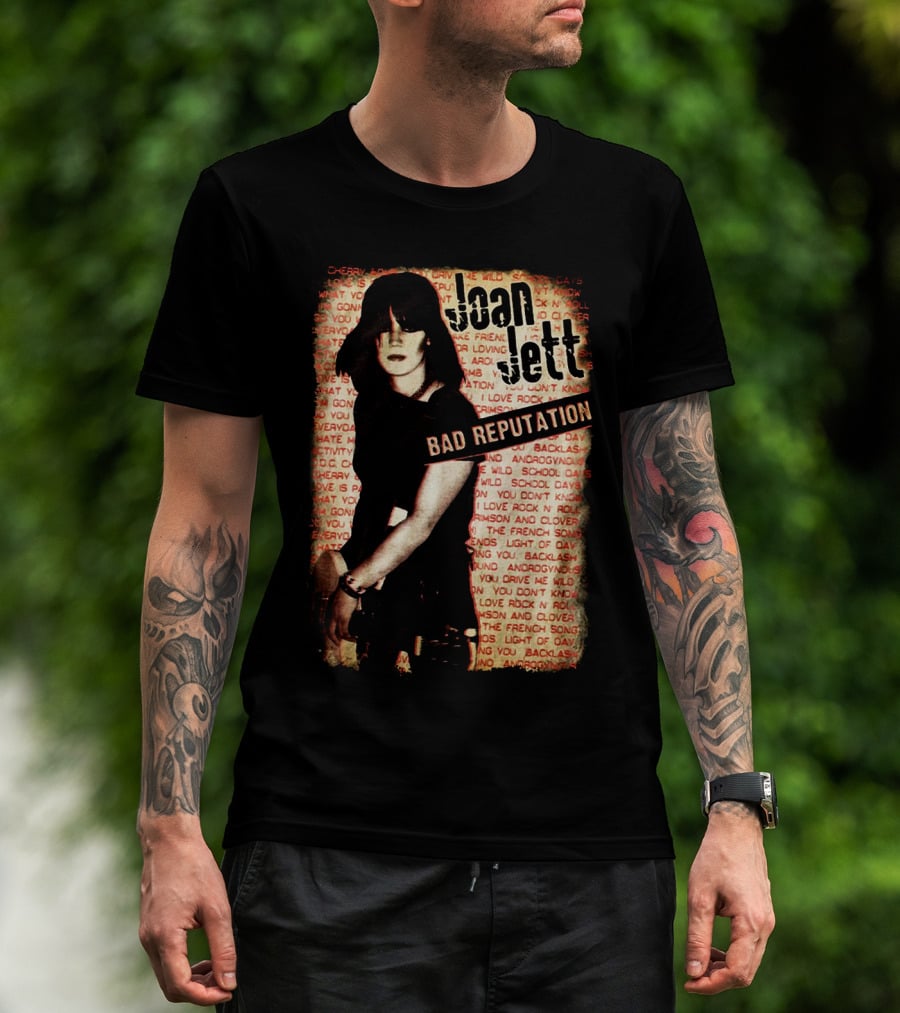 Joan Jett Bad Reputation Vintage Style T-Shirt
