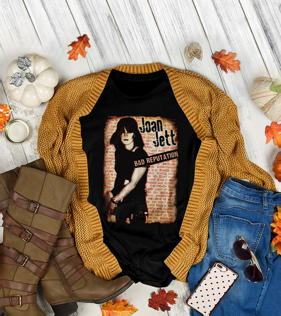 Joan Jett Bad Reputation Vintage Style T-Shirt