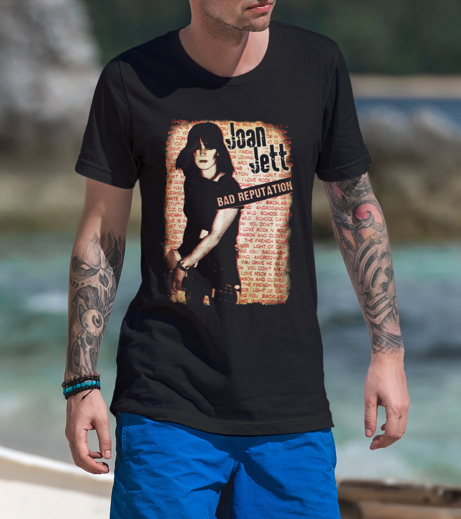 Joan Jett Bad Reputation Vintage Style T-Shirt