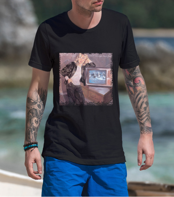 Joni Mitchell Wild Things Run Fast Album Cover T-Shirt