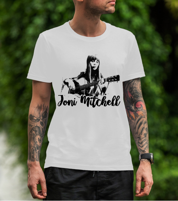 Joni Mitchell Guitar T-Shirt