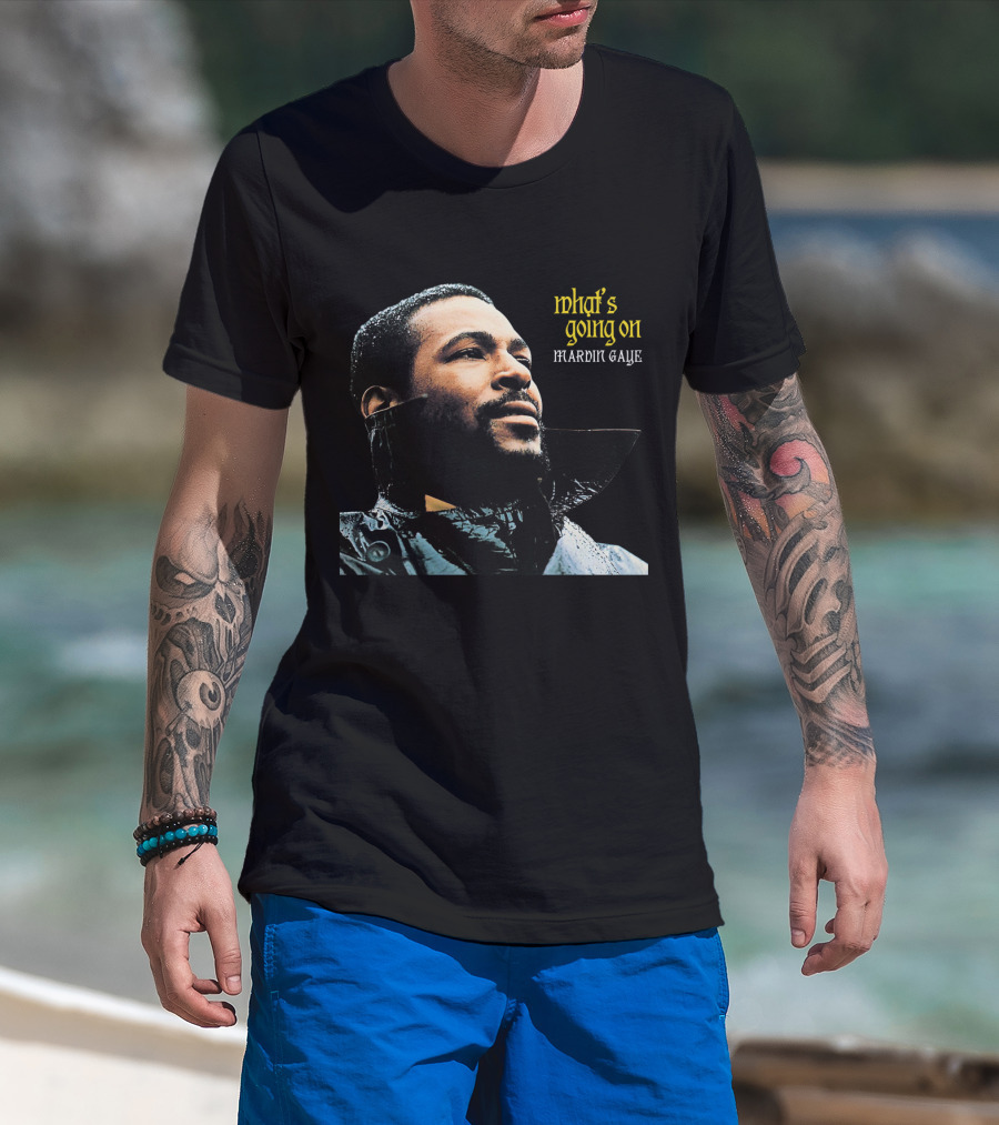 Marvin Gaye What's Going On Mvg 05 Album Cover T-Shirt