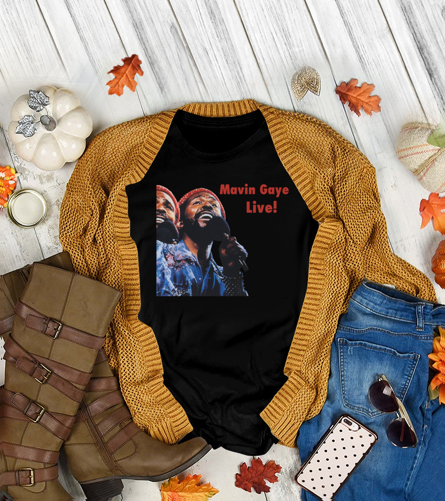Marvin Gaye Live 15 MVG Performance T-Shirt