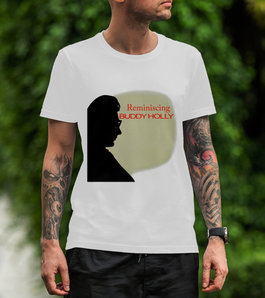 Reminiscing Buddy Holly Iconic Silhouette T-Shirt