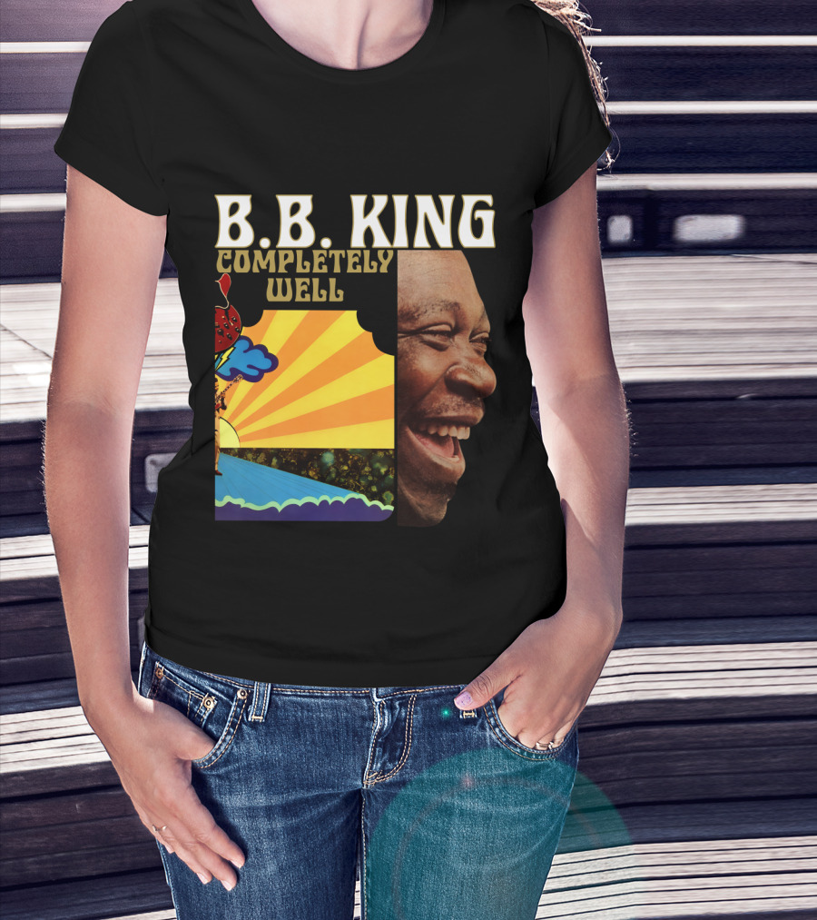 B.B. King Completely Well Vibrant Illustration With Smiling Face T-Shirt