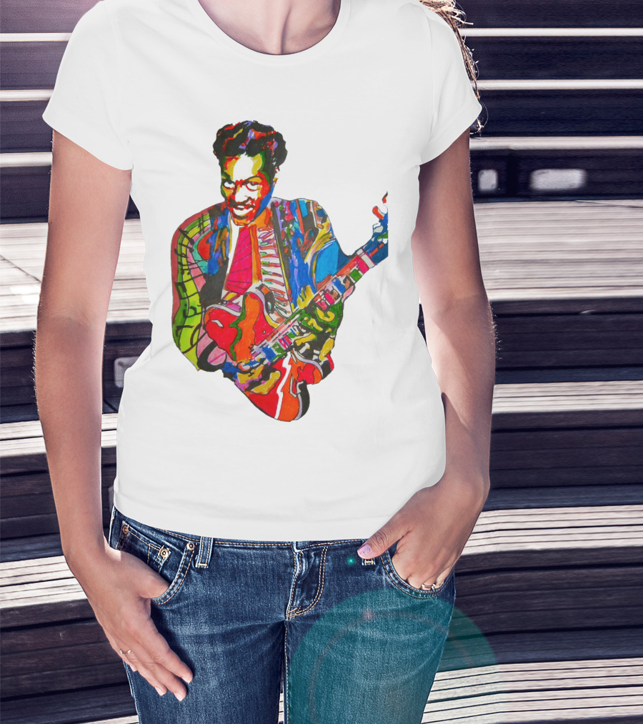 Cbr 03 Psychedelic Guitar Legend Multicolor T-Shirt