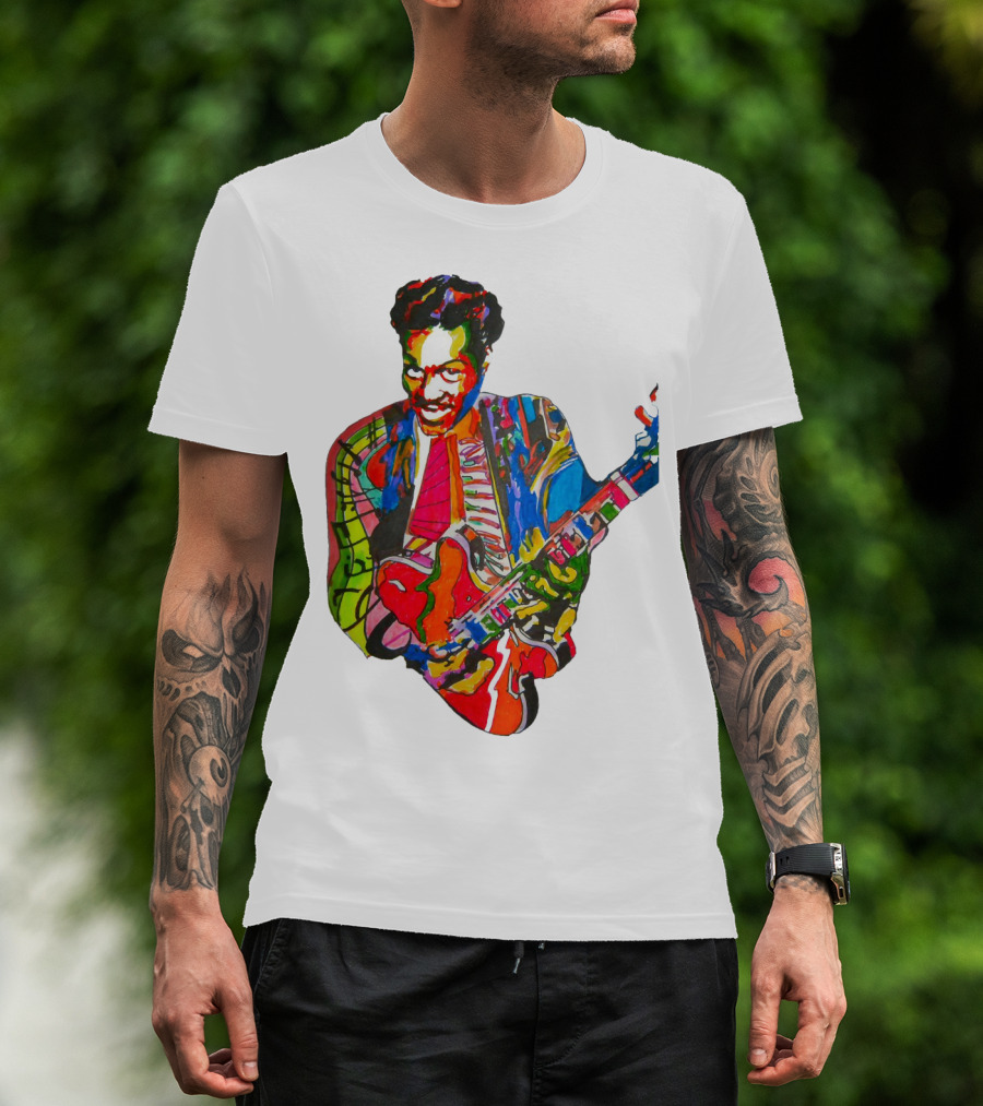 Cbr 03 Psychedelic Guitar Legend Multicolor T-Shirt
