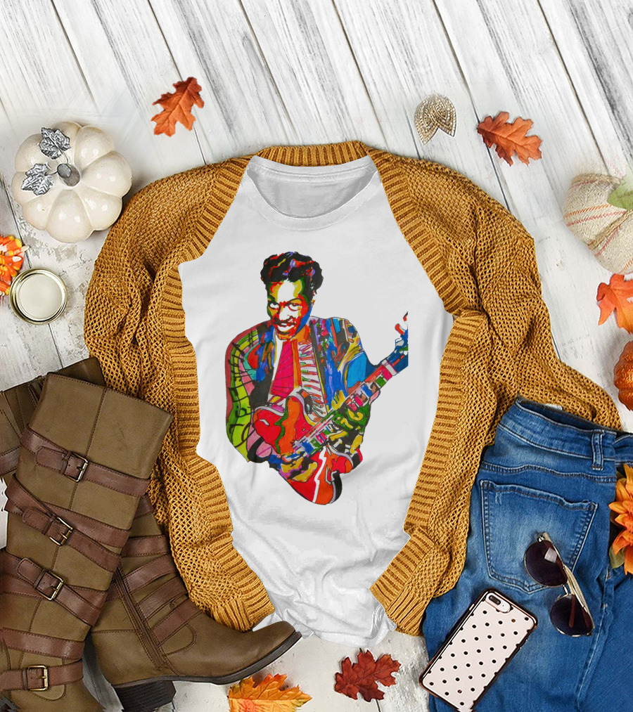 Cbr 03 Psychedelic Guitar Legend Multicolor T-Shirt