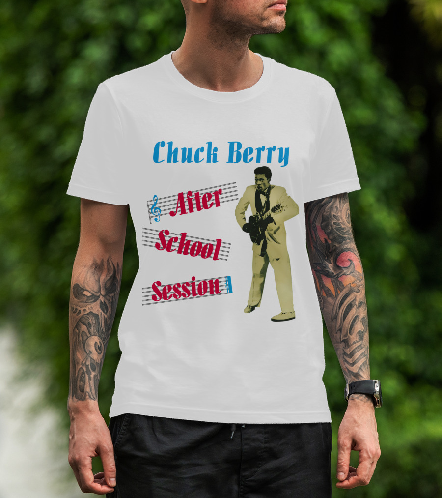 Chuck Berry After School Session Music Legend T-Shirt
