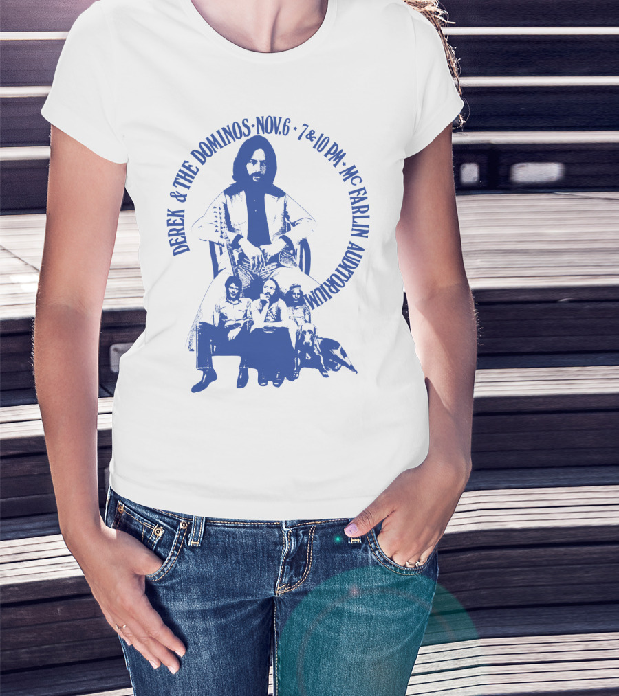 Derek & The Dominos Nov. 6 Mcfarlin Auditorium 7 & 10 Pm T-Shirt