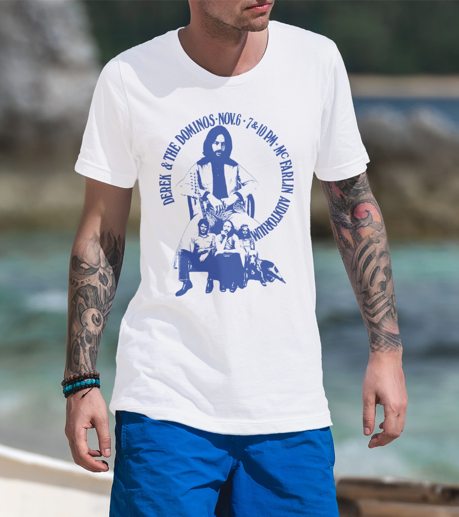 Derek & The Dominos Nov. 6 Mcfarlin Auditorium 7 & 10 Pm T-Shirt