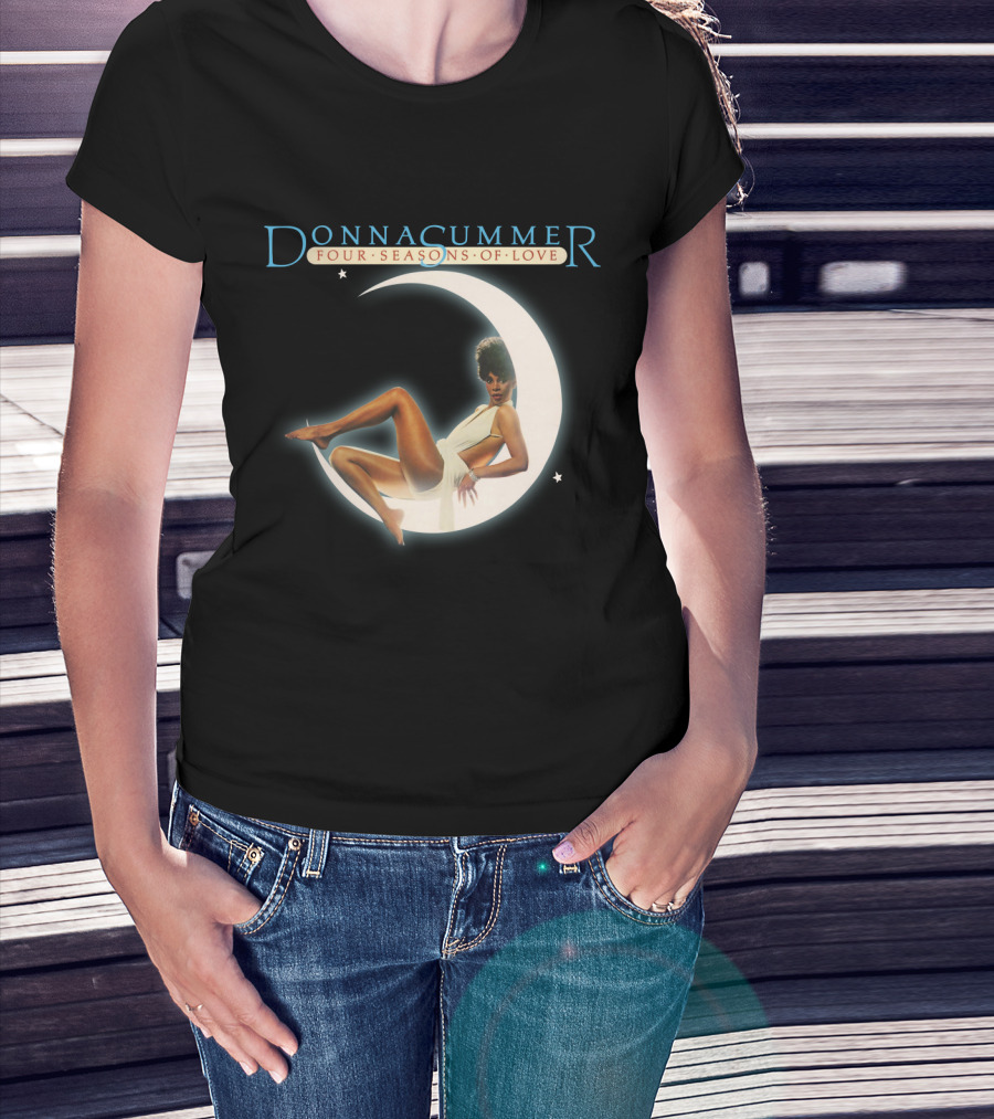 Donna Summer Four Seasons Of Love Crescent Moon T-Shirt