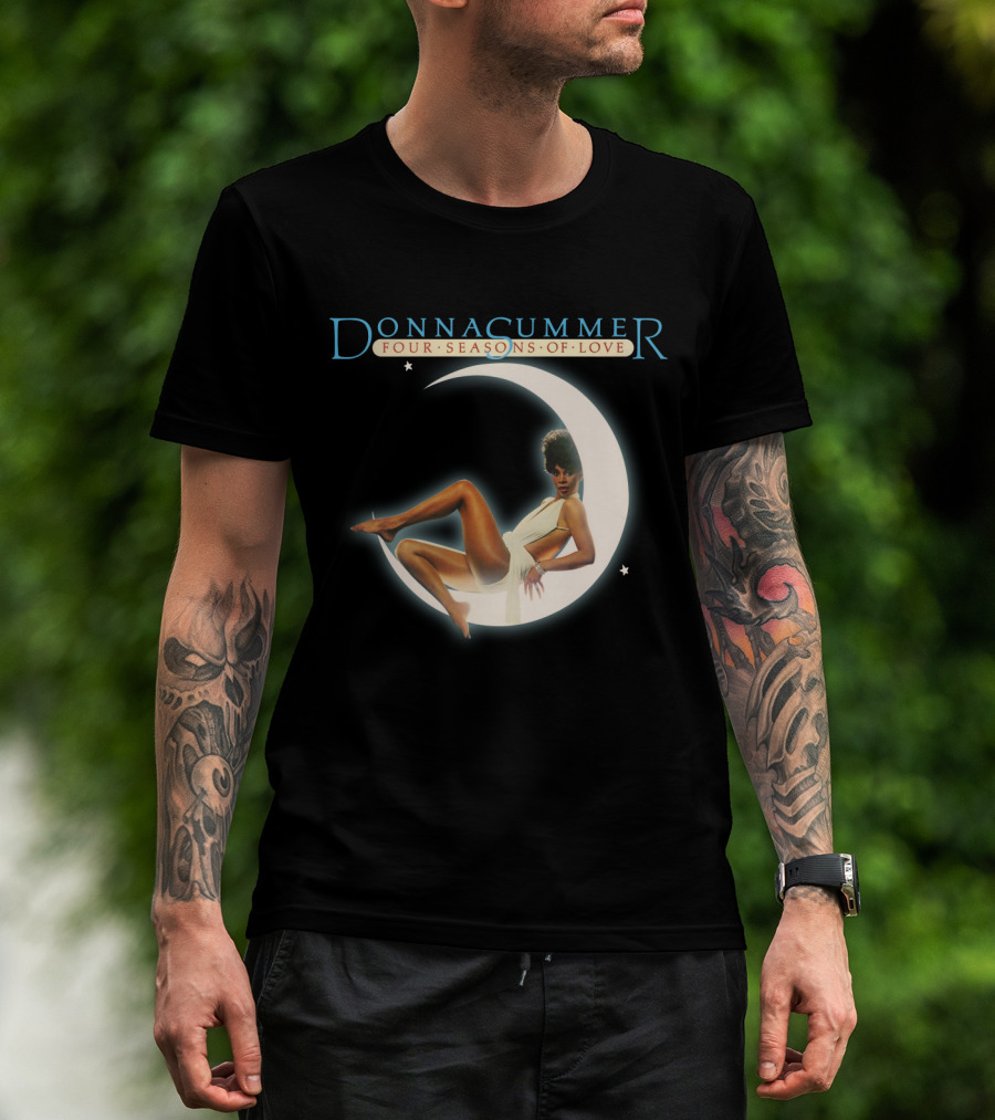 Donna Summer Four Seasons Of Love Crescent Moon T-Shirt