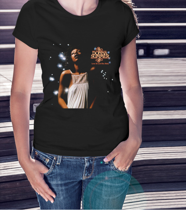 Donna Summer Love To Love You Baby Album Cover T-Shirt
